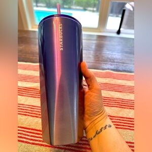 ⭐️Starbucks⭐️ 24 oz Gorgous Ombré Purple Cold Cup Tumbler NWT